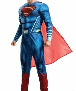 Rubie's Mens Superman Deluxe Costume For Adults - Warner Bros Dawn Of Justice