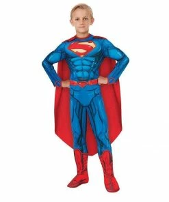 Rubie's Superman Deluxe Costume For Kids - Warner Bros DC Comics Boys