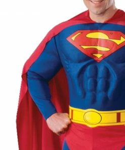 Rubie's Superman Moulded Muscle Chest Costume For Adults - Warner Bros DC Comics Mens