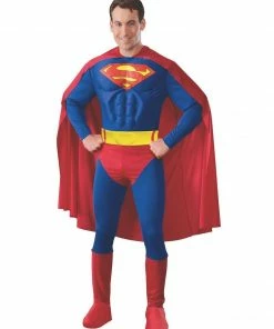 Rubie's Superman Moulded Muscle Chest Costume For Adults - Warner Bros DC Comics Mens