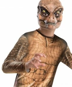 Rubie's T-Rex Deluxe Lenticular Costume For Kids - Universal Jurassic World Dominion Shop All Kids Costumes