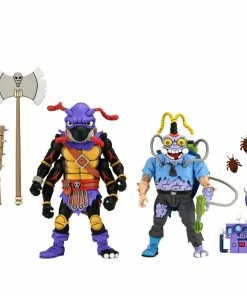 Teenage Mutant Ninja Turtles (Cartoon) - 7" Scale Action Figures Antrax & Scumbug 2-pack - NECA Collectibles