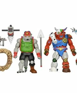 Teenage Mutant Ninja Turtles (Cartoon) - 7" Scale Action Figures Dirtbag And Groundchuck 2-pack - NECA Collectibles