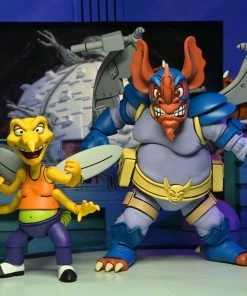 Teenage Mutant Ninja Turtles (Cartoon) - 7" Scale Action Figures Wingnut And Screwloose 2-pack - NECA Collectibles