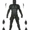 Letter T Costumes The Boys - 7" Scale Action Figure - Ultimate Black Noir - NECA Collectibles