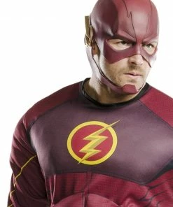 Rubie's The Flash Deluxe Muscle Chest Costume For Adults - Warner Bros Justice League