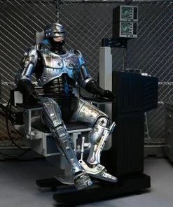 Letter U Costumes Ultimate Battle Damaged RoboCop With Chair - 7" Scale Action Figure - NECA Collectibles