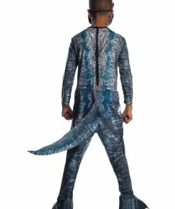Rubie's Velociraptor 'Blue' Costume For Kids - Universal Jurassic World Camp Cretaceous Boys