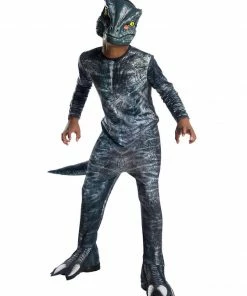Rubie's Velociraptor 'Blue' Costume For Kids - Universal Jurassic World Camp Cretaceous Boys