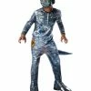 Rubie's Boys Velociraptor 'Blue' Deluxe Lenticular Costume For Kids - Universal Jurassic World Dominion