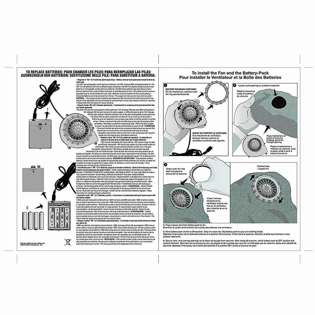 Rubie's Shop All Kids Costumes Velociraptor 'Blue' Inflatable Costume For Kids - Universal Jurassic World