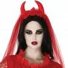 Rubie's Villainous Veil Devil Horns Headpiece