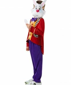 Rubie's White Rabbit Costume For Kids & Tweens - Disney Alice In Wonderland Boys