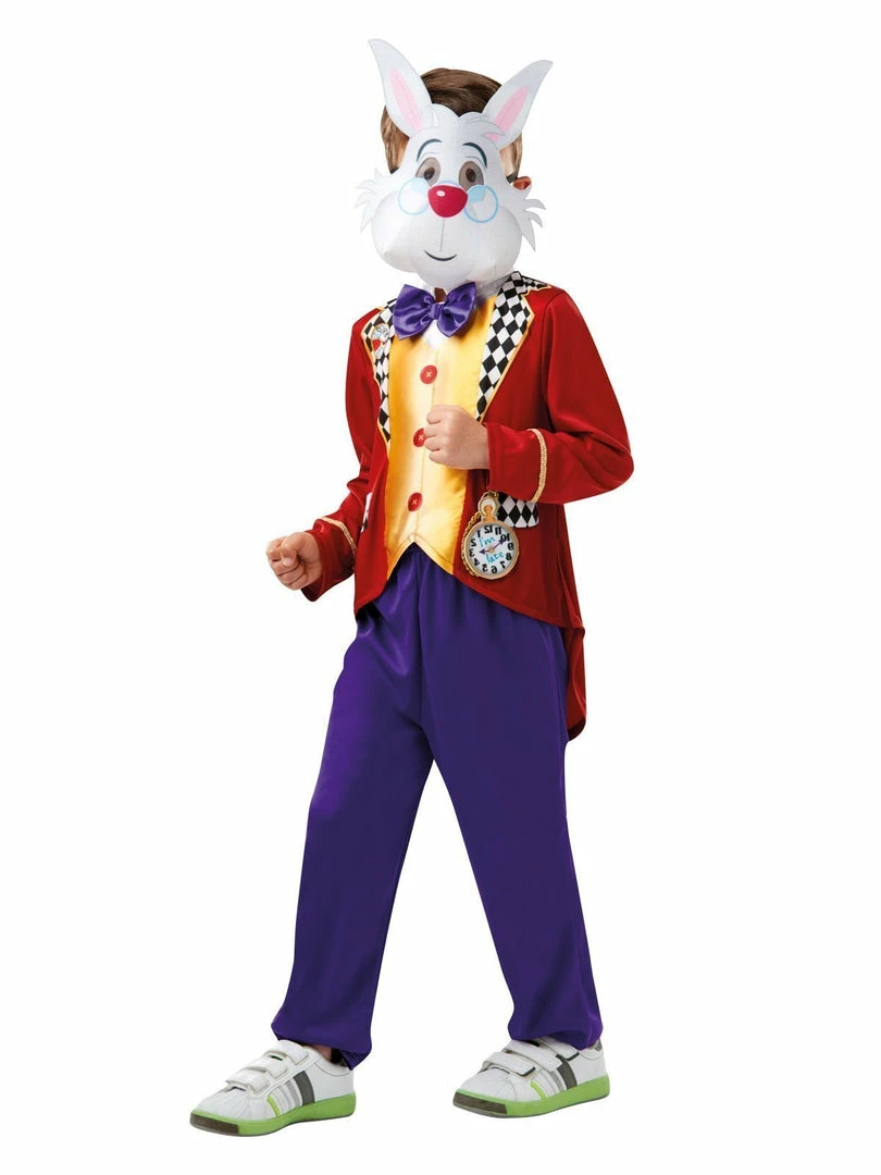 Rubie's White Rabbit Costume For Kids & Tweens - Disney Alice In Wonderland Boys