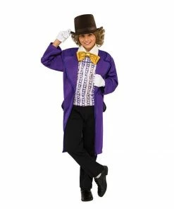 Rubie's Willy Wonka Deluxe Costume For Kids - Warner Bros Charlie And The Chocolate Factory