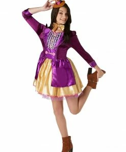 Rubie's Willy Wonka Deluxe Dress Costume For Adults - Warner Bros Charlie And The Chocolate Factory Womens