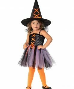 Rubie's Babies & Toddlers Witch Purple & Orange Costume For Toddlers & Kids