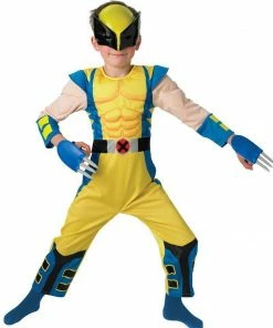Rubie's Wolverine Deluxe Costume For Kids - Marvel X-Men Boys