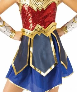 Rubie's Girls Wonder Woman 1984 Premium Costume For Kids - Warner Bros WW1984 Movie