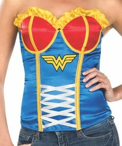 Rubie's Womens Wonder Woman Corset For Adults - Warner Bros DC Comics