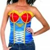 Rubie's Womens Wonder Woman Corset For Adults - Warner Bros DC Comics