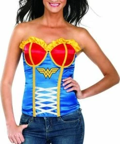 Rubie's Womens Wonder Woman Corset For Adults - Warner Bros DC Comics
