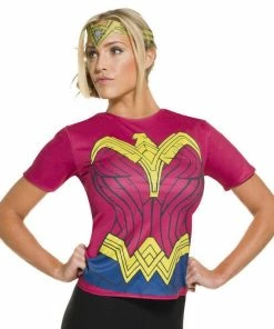 Rubie's Wonder Woman Costume Top For Adults - Warner Bros Dawn Of Justice