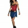 Rubie's Wonder Woman Costume For Adults- Warner Bros Justice League Womens