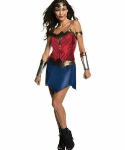 Rubie's Wonder Woman Costume For Adults- Warner Bros Justice League Womens