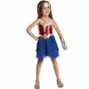 Rubie's Girls Wonder Woman Costume For Tweens - Warner Bros Dawn Of Justice