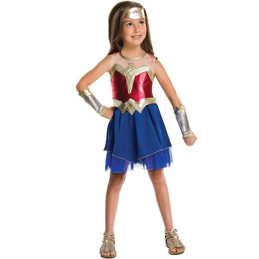 Rubie's Girls Wonder Woman Costume For Tweens - Warner Bros Dawn Of Justice