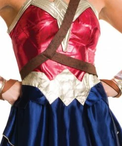 Rubie's Womens Wonder Woman Deluxe Costume For Adults - Warner Bros DC Comics