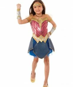 Rubie's Wonder Woman Deluxe Costume For Kids - Warner Bros Dawn Of Justice Girls