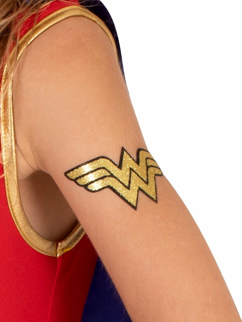 Rubie's Wonder Woman Glitter Tattoo - Warner Bros DC Comics Makeup, Tattoos & Special Effects