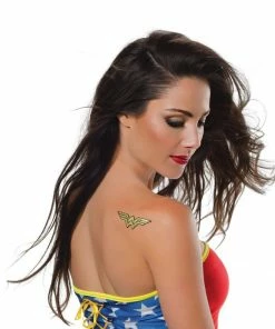 Rubie's Wonder Woman Glitter Tattoo - Warner Bros DC Comics Makeup, Tattoos & Special Effects