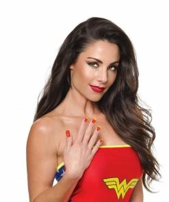 Rubie's Wonder Woman Nail Decal Kit - Warner Bros DC Comics Shop All Adult Costumes