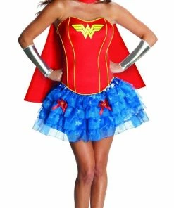Rubie's Womens Wonder Woman Secret Wishes Corset Costume For Adults - Warner Bros DC Comics