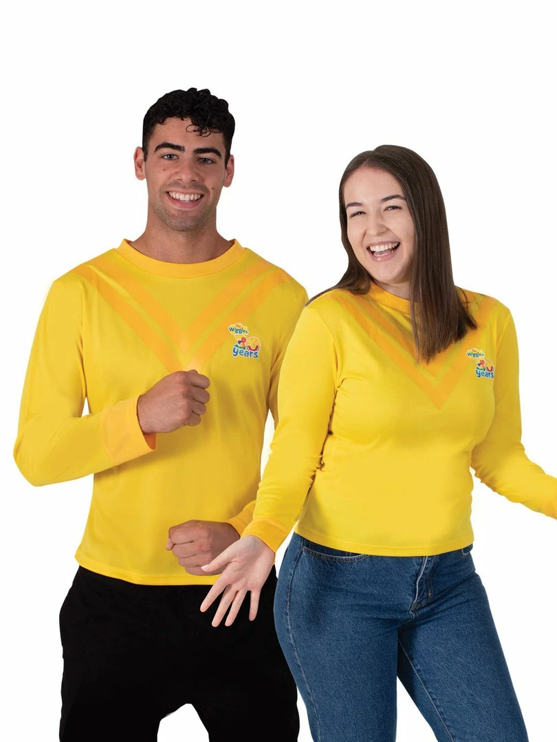 Rubie's Yellow Emma Wiggle 30th Anniversary Top For Adults - The Wiggles