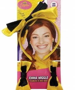 Rubie's Yellow Emma Wiggle Headband And Shoe Bow Set - The Wiggles