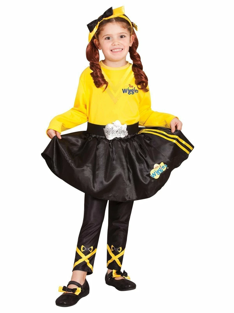 Rubie's Yellow Emma Wiggle Pigtails With Bows - The Wiggles Babies & Toddlers