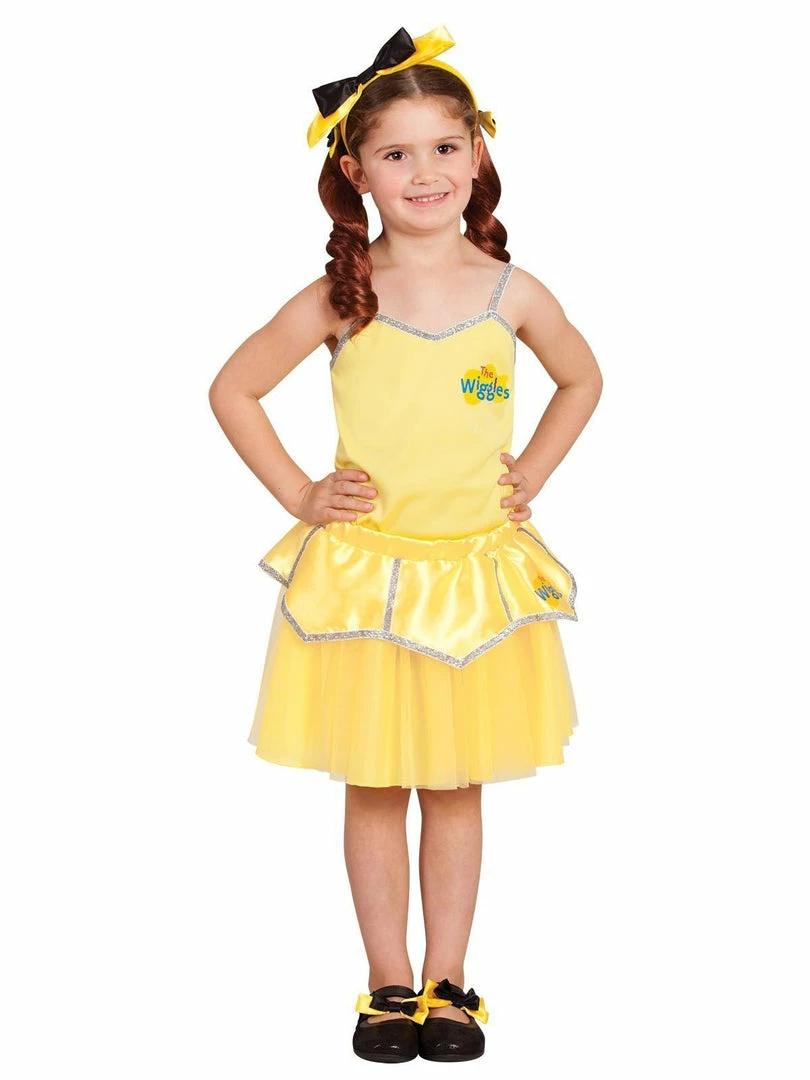 Rubie's Yellow Emma Wiggle Pigtails With Bows - The Wiggles Babies & Toddlers