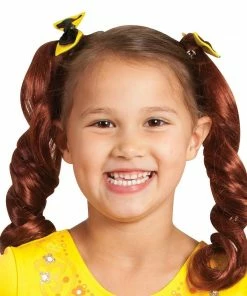 Rubie's Yellow Emma Wiggle Pigtails With Bows - The Wiggles Babies & Toddlers