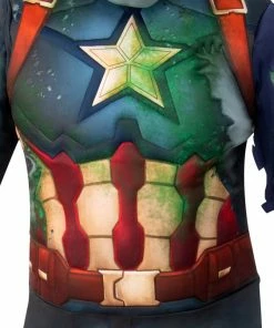 Rubie's Zombie Captain America Deluxe Costume For Teens - Marvel What If? Shop All Adult Costumes